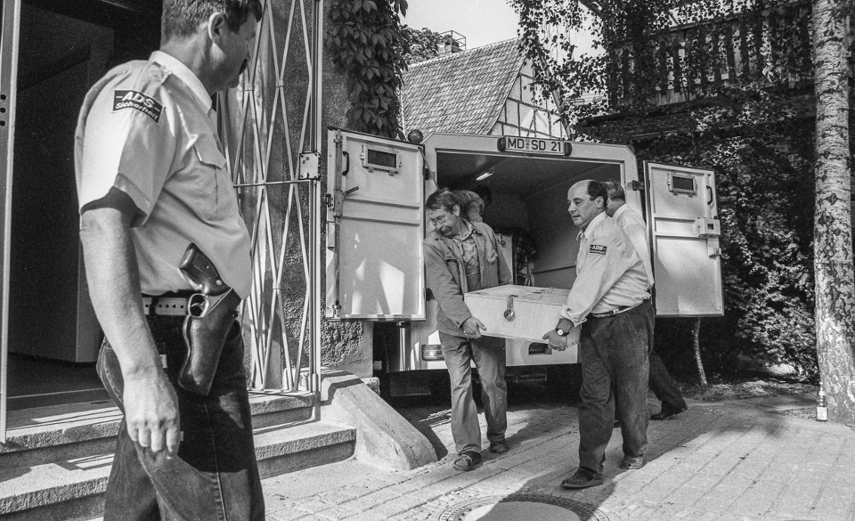 1997 return of Lyonel Feininger’s works, which had been kept elsewhere during construction, Photo: Jürgen Meusel