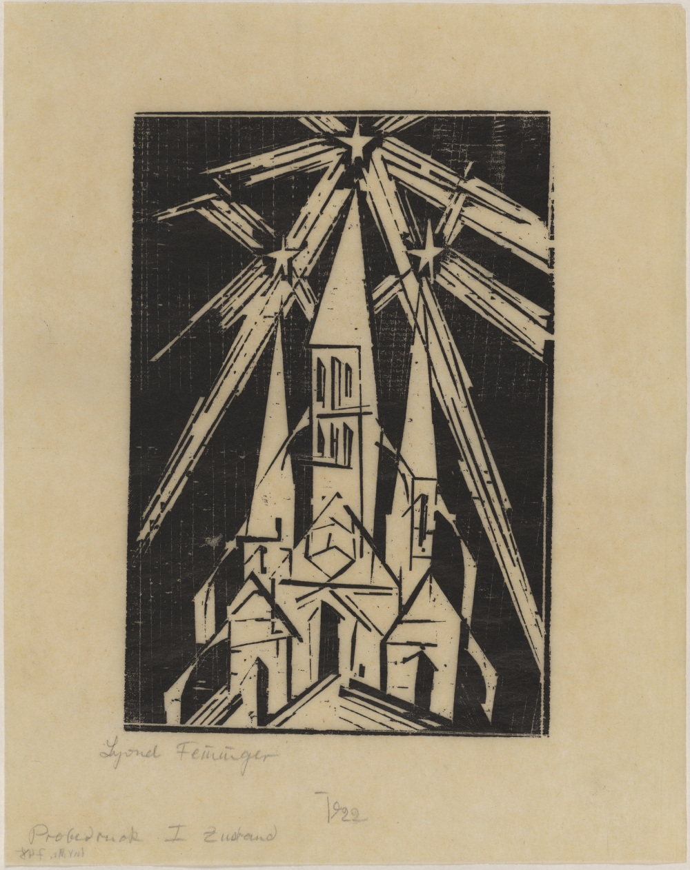 Lyonel Feininger: Kathedrale, 1919